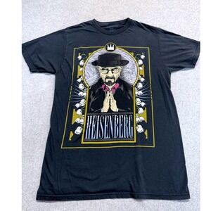 Breaking Bad Heisenberg Graphic T Shirt Mens Large Black Walter White Tee Merch